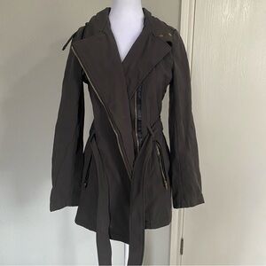 Michael Kors Dark Gray Trench Coat